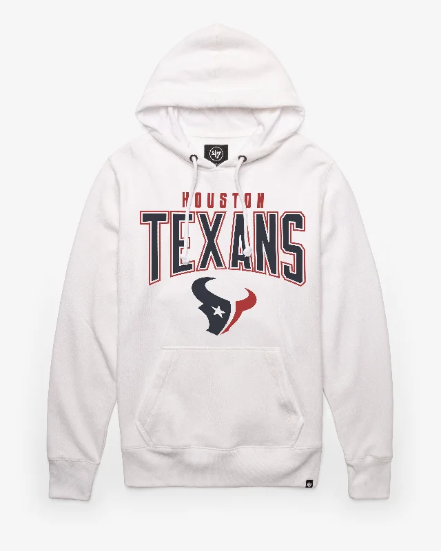 Graphic print men sweatshirt with cool designs HOUSTON TEXANS TEAM ELEMENTS ARCH '47 HEADLINE HOOD