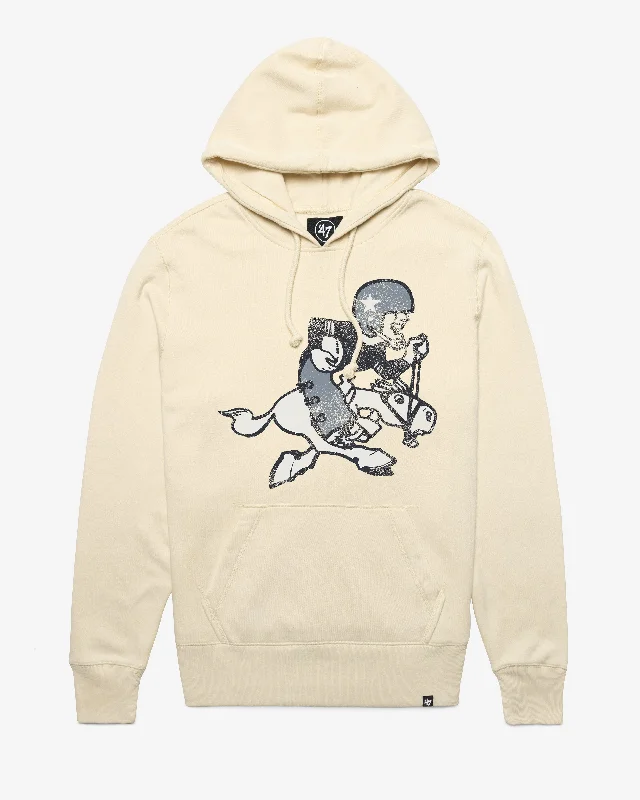 Plus - size men sweatshirt for a comfortable and stylish fit DALLAS COWBOYS HISTORIC D IMPRINT '47 HEADLINE HOOD
