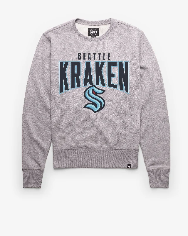 Luxury men sweatshirt made from high - end materials SEATTLE KRAKEN TEAM ELEMENTS ARCH '47 HEADLINE CREW