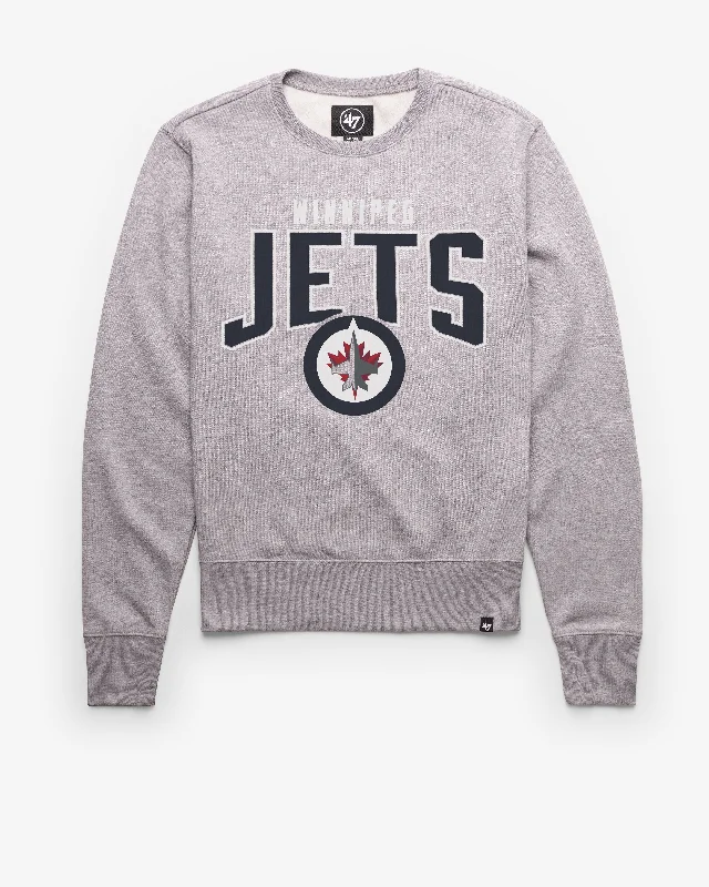 Oversized men sweatshirt for a relaxed fit WINNIPEG JETS TEAM ELEMENTS ARCH '47 HEADLINE CREW
