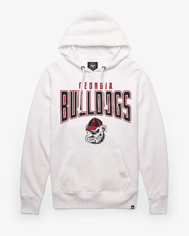 Men sweatshirt for outdoor adventures like hiking GEORGIA BULLDOGS TEAM ELEMENTS ARCH '47 HEADLINE HOOD