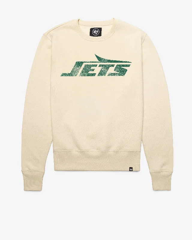 Retro - style men sweatshirt inspired by the 80s NEW YORK JETS D IMPRINT '47 HEADLINE CREW