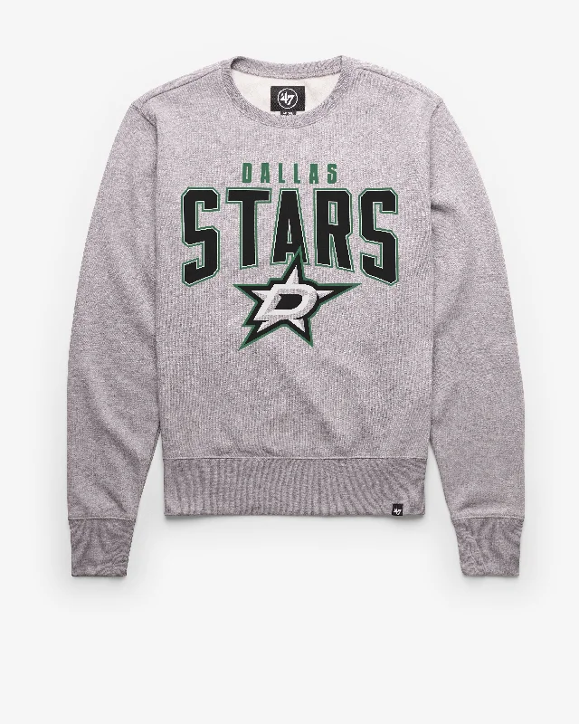 Hooded men sweatshirt with a drawstring closure DALLAS STARS TEAM ELEMENTS ARCH '47 HEADLINE CREW