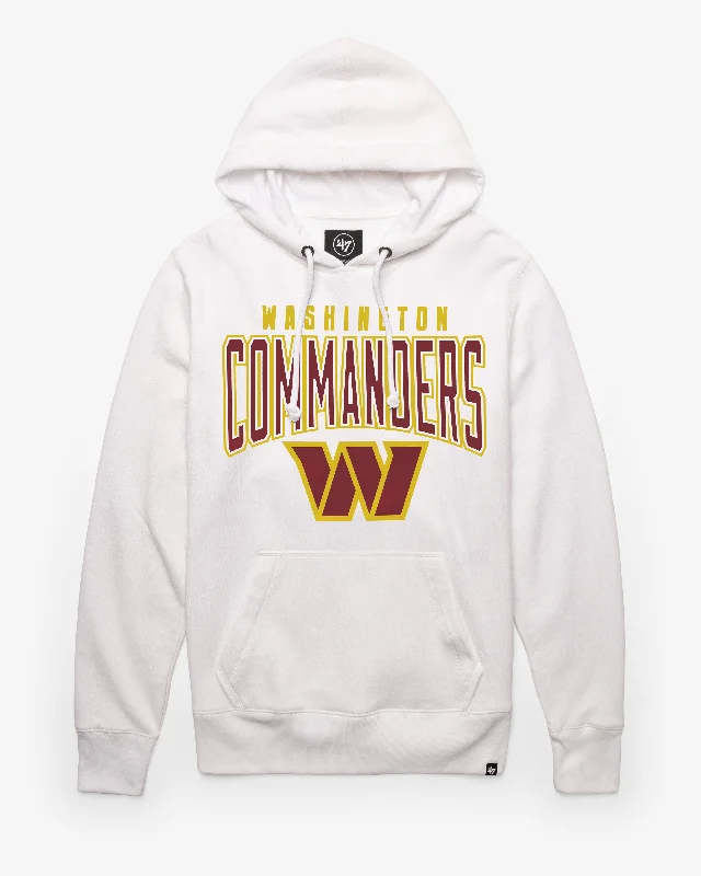 Luxury men sweatshirt made from high - end materials WASHINGTON COMMANDERS TEAM ELEMENTS ARCH '47 HEADLINE HOOD