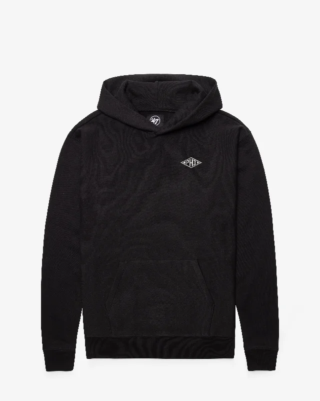 V - neck men sweatshirt for a unique look PHILADELPHIA FLYERS MONOGRAM BACKER '47 FOUNDATION HOOD