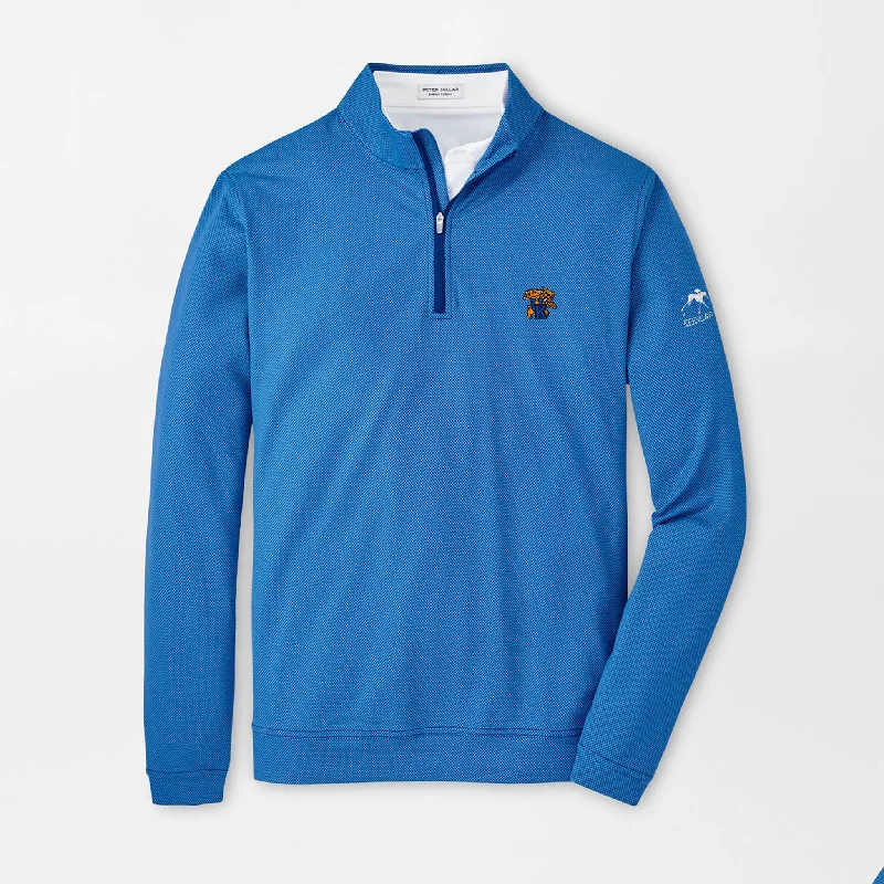 Peter Millar Keeneland Men's UK Birdseye Perth 1/4 Zip