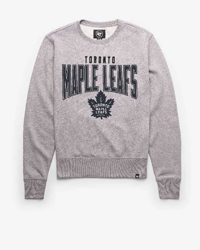 Fleece - lined men sweatshirt for extra warmth in winter TORONTO MAPLE LEAFS TEAM ELEMENTS ARCH '47 HEADLINE CREW