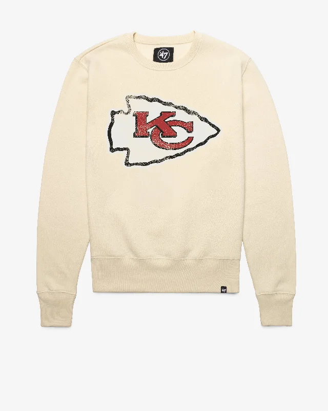 Luxury men sweatshirt made from high - end materials KANSAS CITY CHIEFS D IMPRINT '47 HEADLINE CREW