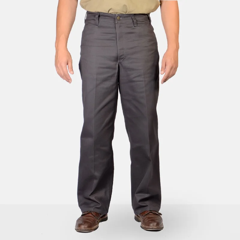 Men's side - stripe casual track pants for a sporty look Ben Davis Men's Original Pants_Charcoal