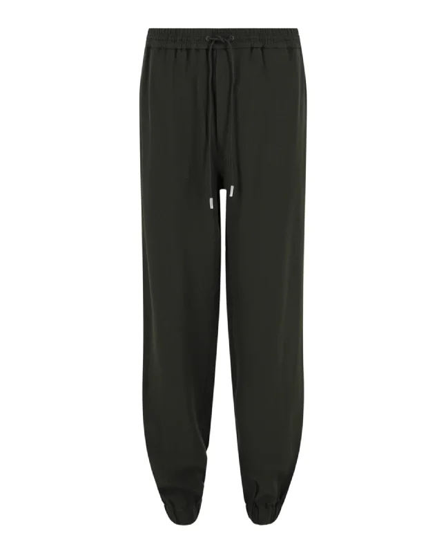 Men's lightweight linen casual beach pants for summer vacations Drawstring Track Pants