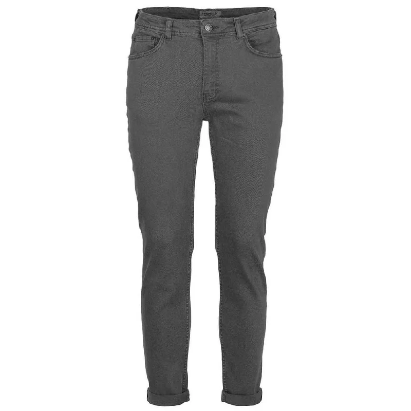 Men's distressed casual cotton pants for a laid - back bohemian style F Mello Chic  Cotton blue Men's Pants