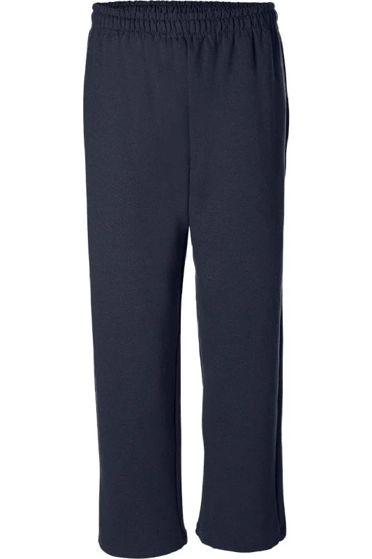Men's pastel colored casual cotton pants for a spring - friendly style Gildan Heavy Blend Open-Bottom Sweatpants