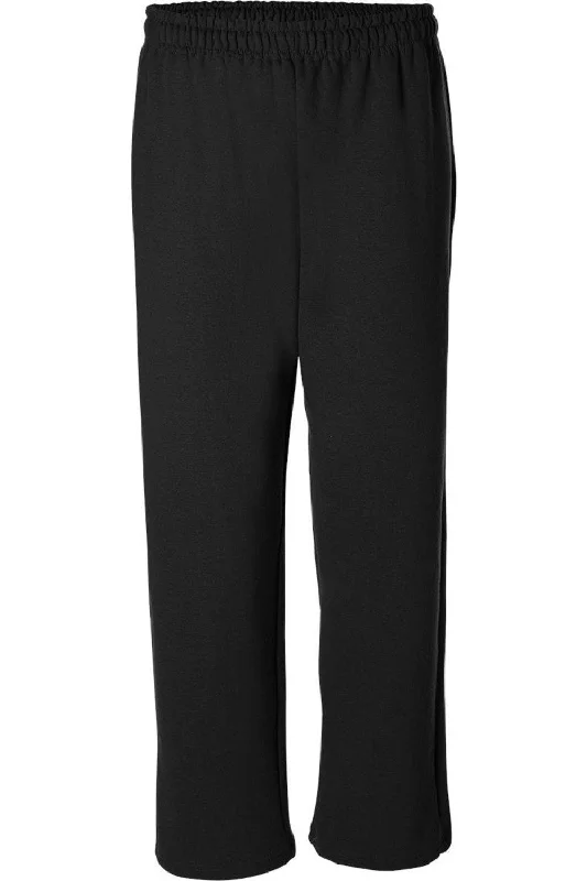 Men's button - fly casual denim work pants for durability Gildan Heavy Blend Open-Bottom Sweatpants