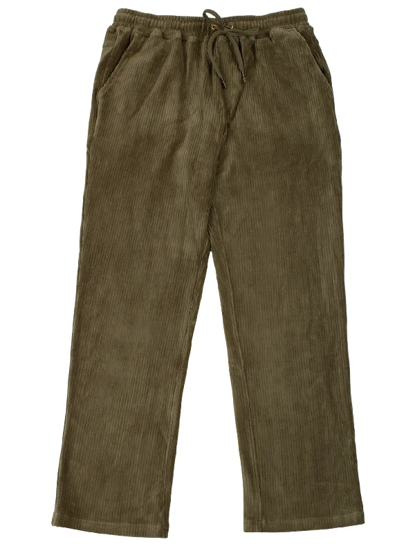 Men's high - waisted casual corduroy pants for a vintage charm Groove Cord Pants