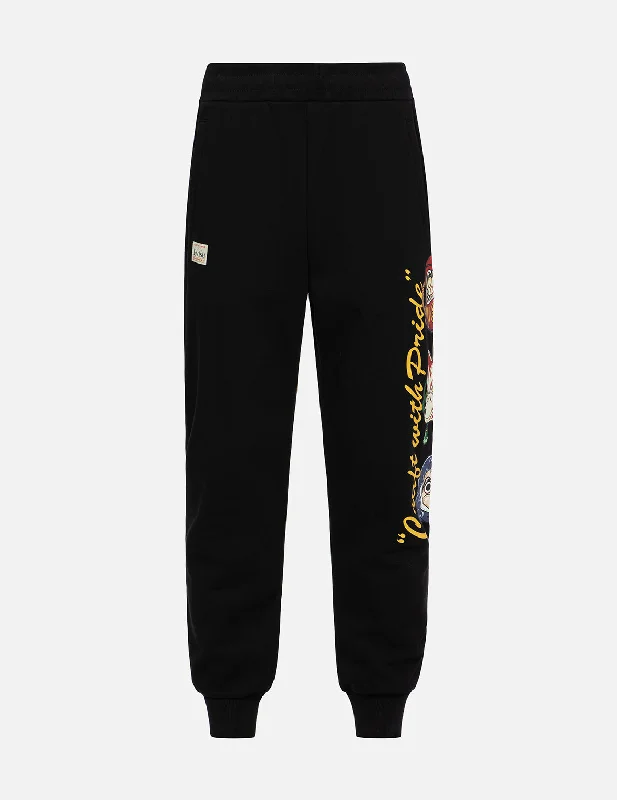 Men's wide - leg casual linen blend pants for a relaxed beachside look Hyottoko Festival Print Regular Fit Sweatpants