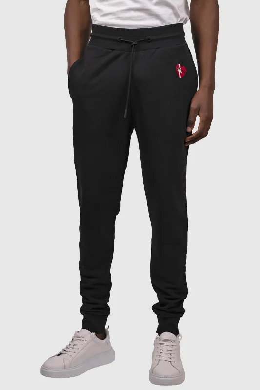 Men's stretch cotton casual cargo pants for outdoor adventures Inimigo Embroidery Sweatpants