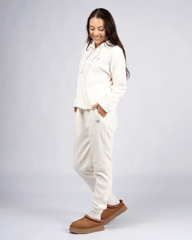 Men's plaid pattern casual wool pants for a preppy winter style Lotti Fleece Sweatpants