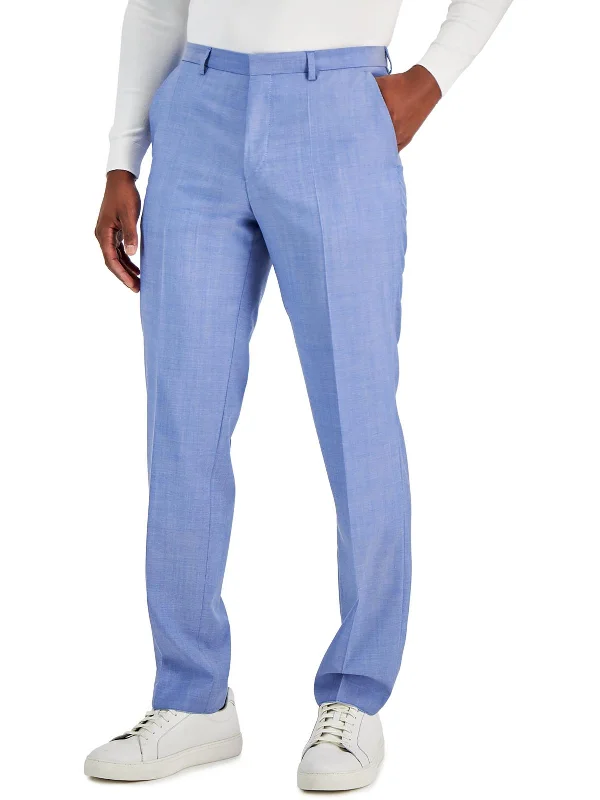 Men's distressed casual cotton pants for a laid - back bohemian style Mens Business Formal Dress Pants