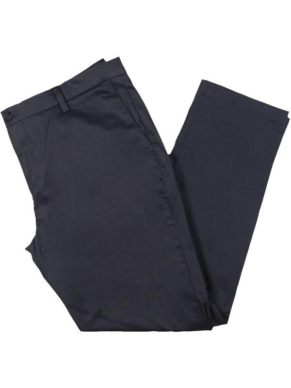 Men's relaxed fit casual chino pants for weekend brunches Mens Chino Cotton Khaki Pants