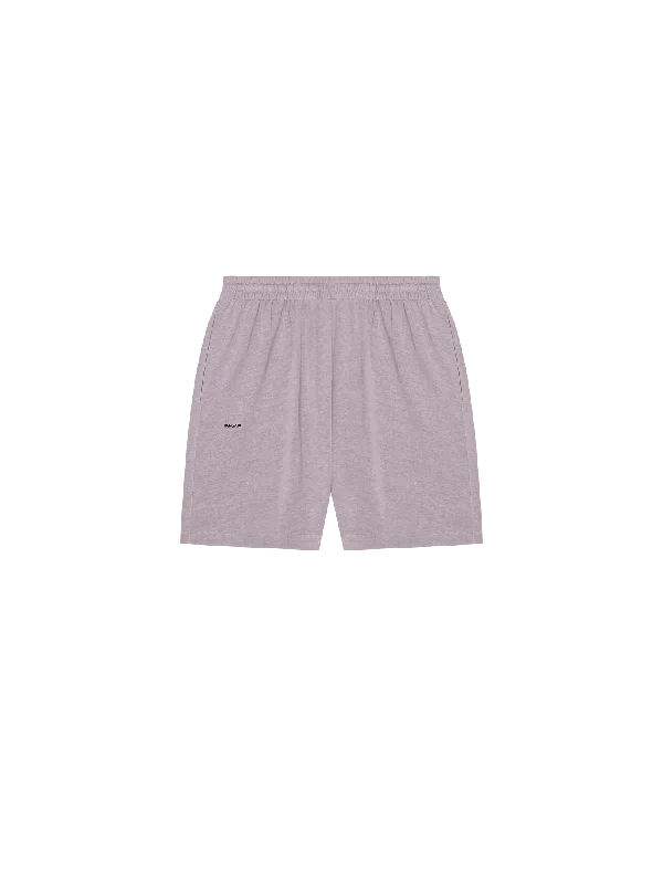 Men's relaxed fit casual chino pants for weekend brunches Mens DNA Frutfiber Shorts—raisin purple