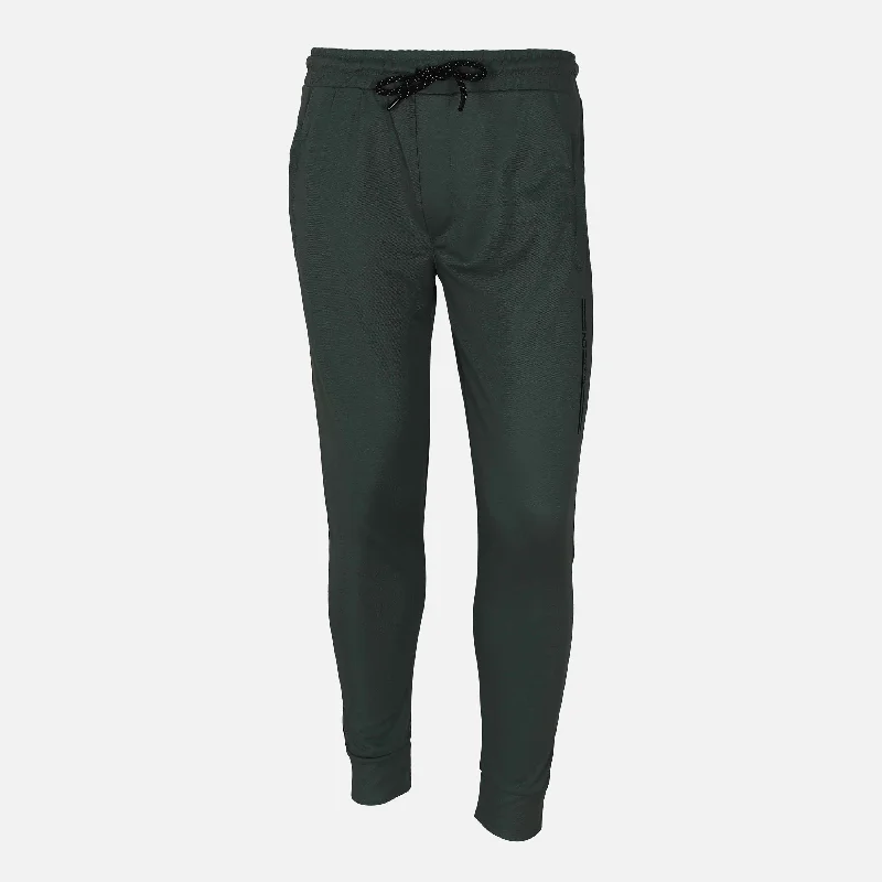 Men's tapered leg casual twill pants for a modern office look MEN PANTS