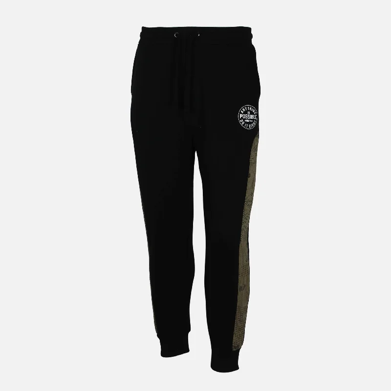 Men's stretch cotton casual cargo pants for outdoor adventures MEN REGULAR FIT JOGGING PANTS KINITED