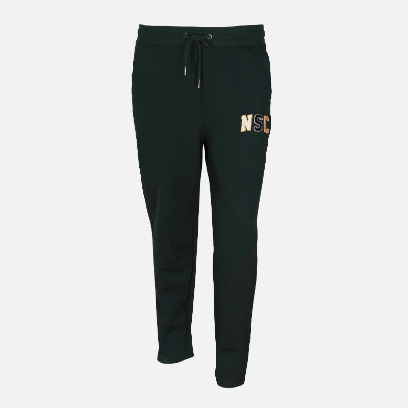 Men's pleated front casual wool blend pants for a classic aesthetic MEN REGULAR FIT JOGGING PANTS KINITED