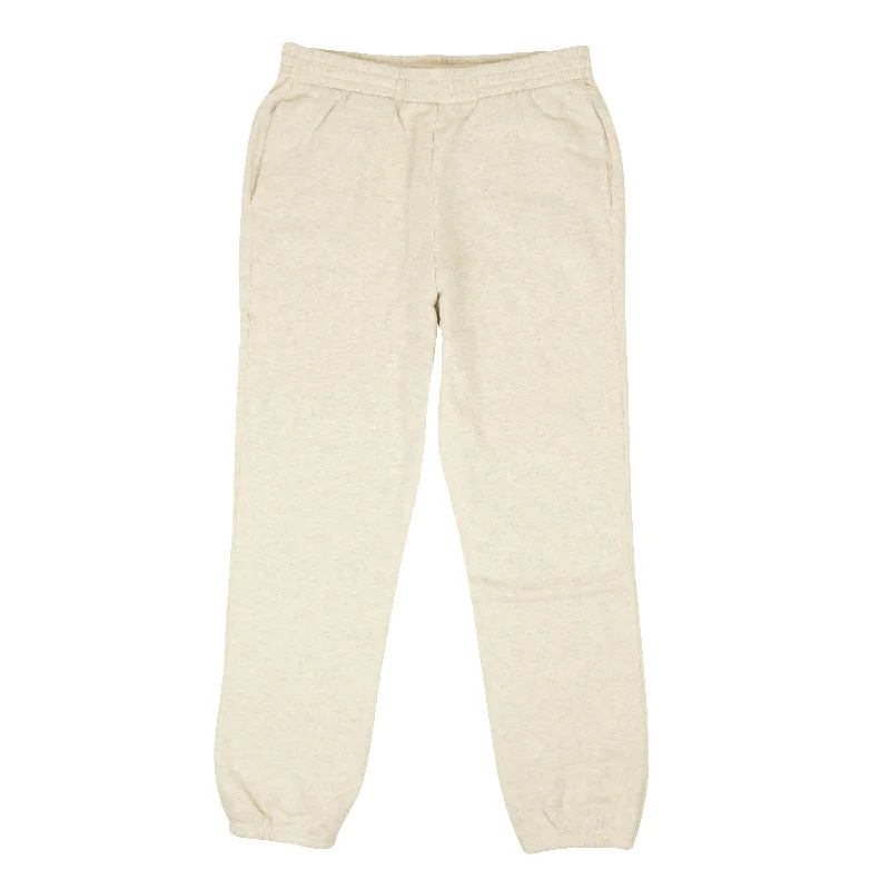 Men's plaid pattern casual wool pants for a preppy winter style Oat Tan Cotton Interval Sweatpants