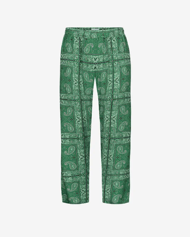 Men's patterned casual silk blend pants for a unique night - out style EL PINO PANTS