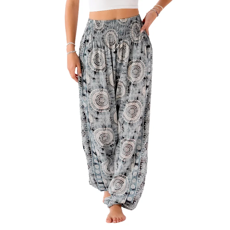 Men's ripped knee casual denim pants for a trendy street look Santa Barbara Island Harem Pants