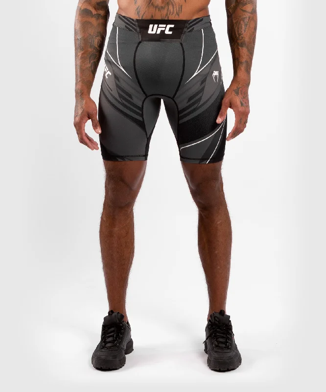 Men's patterned casual silk blend pants for a unique night - out style UFC Venum Authentic Fight Night Men's Vale Tudo Shorts - Long Fit - Black