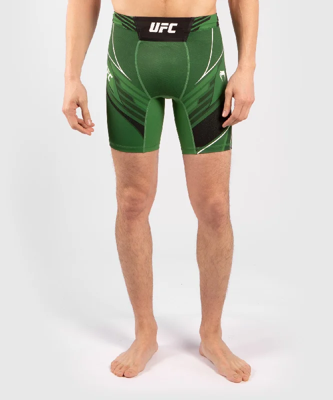 Men's flat - front casual dress pants for semi - formal events UFC Venum Authentic Fight Night Men's Vale Tudo Shorts - Short Fit - Green