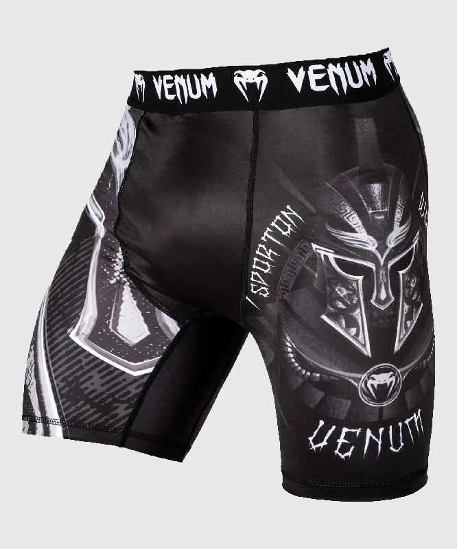 Men's flat - front casual dress pants for semi - formal events Vale Tudo Shorts Venum Gladiator 3.0 - Black/White