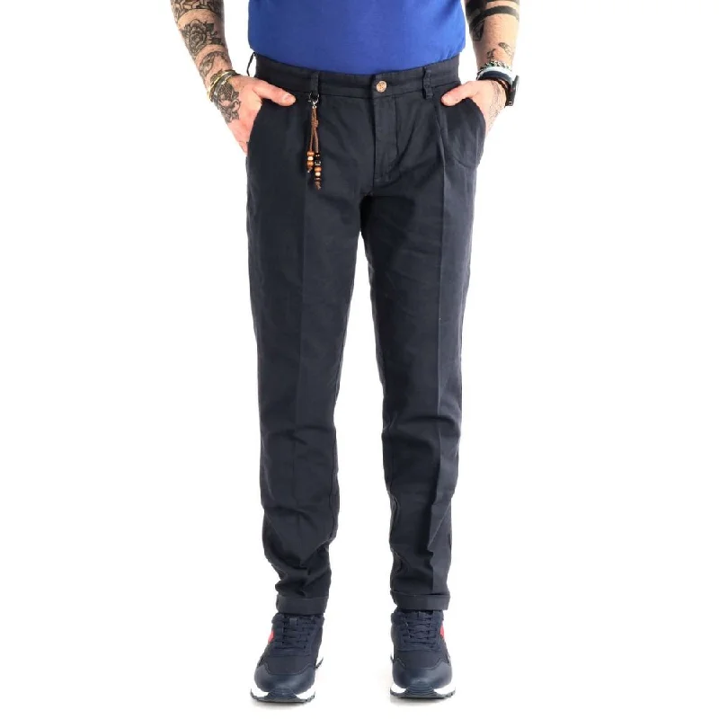 Men's wide - leg casual linen blend pants for a relaxed beachside look Yes Zee Elegant Cotton Pants in Refined  Men's Hue