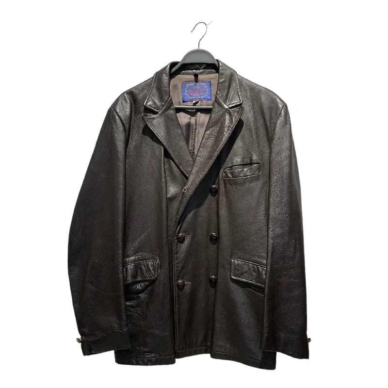 Men coats with a quilted pattern for added texture and warmth Vintage/Leather Jkt/L/Leather/BRW/SKALAR