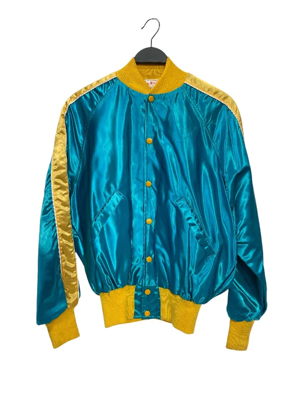 Men jackets with a built - in hood that can be stowed away when not in use Vintage/Jacket/L/Acrylic/BLU/saturda night live