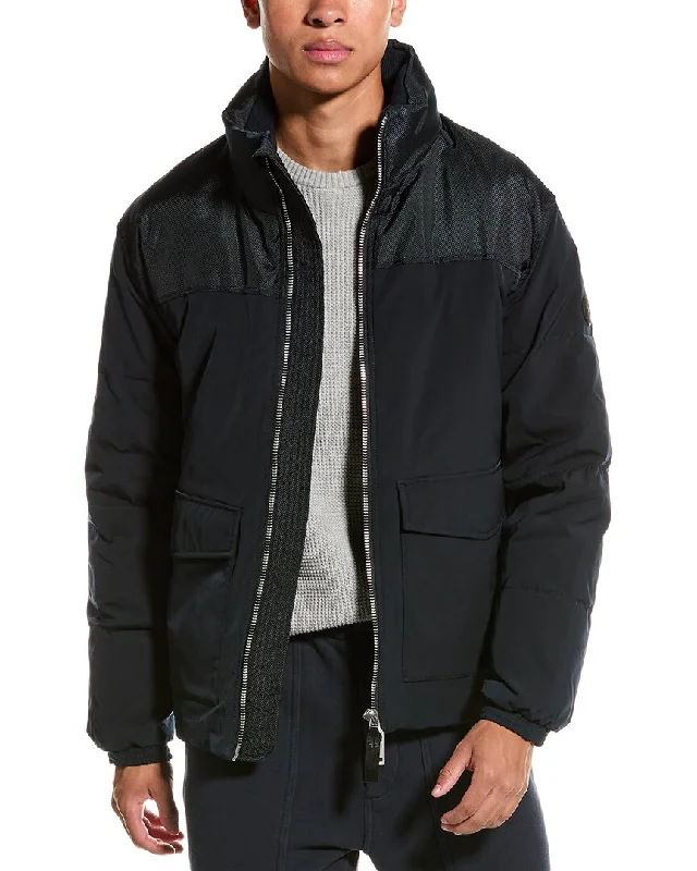 Men coats with a zip - out lining for easy cleaning and versatility Armani Exchange Padded Coat