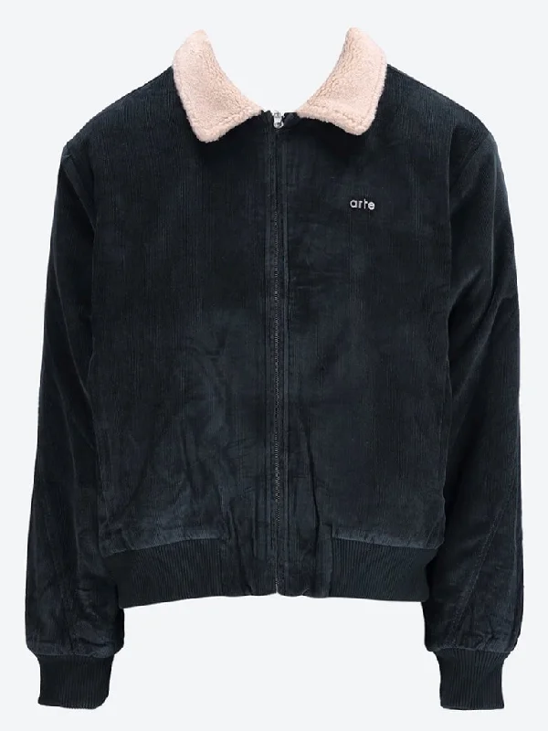 Lightweight men jackets made from recycled nylon for eco - friendly travel Sherpa jacket