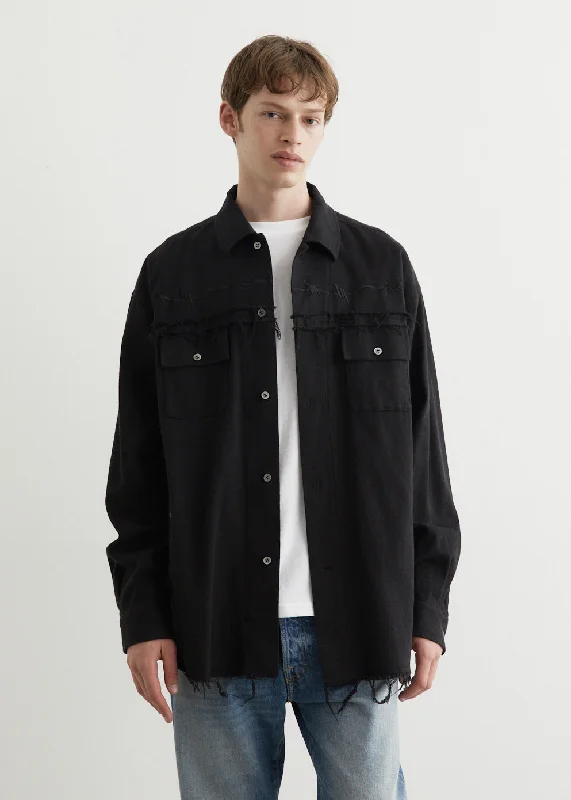 Men coats with a quick - drying feature for active lifestyles Barbwire Shirt