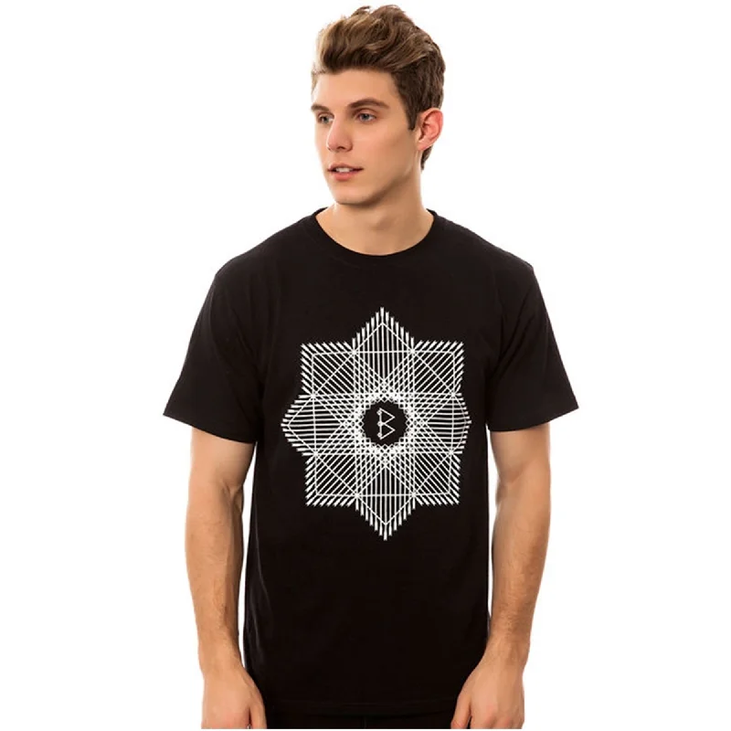 Men's thermal t - shirts with a high - neck design for cold weather Black Scale Mens The Octo, Tredic Graphic T-Shirt, Black, Small