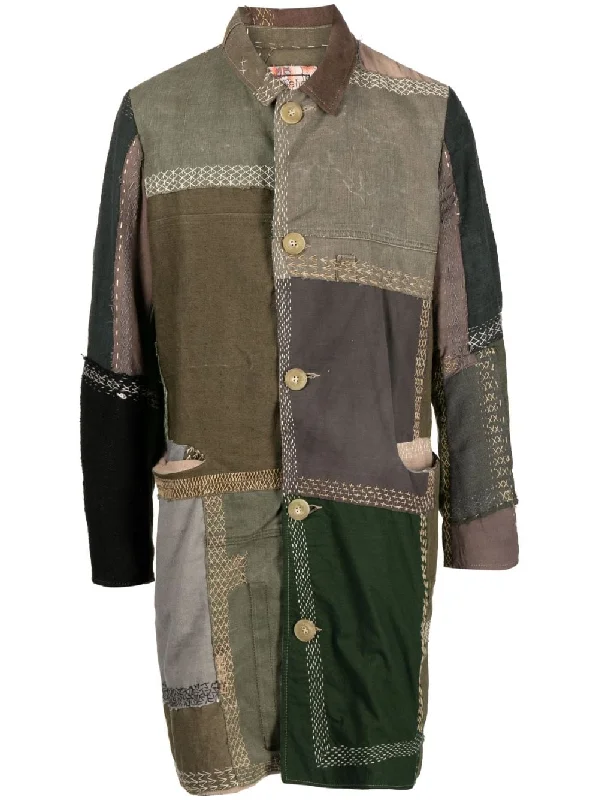 Men coats with a soft fleece interior for extra warmth and comfort Cedric Cotton Single-Breasted Coat