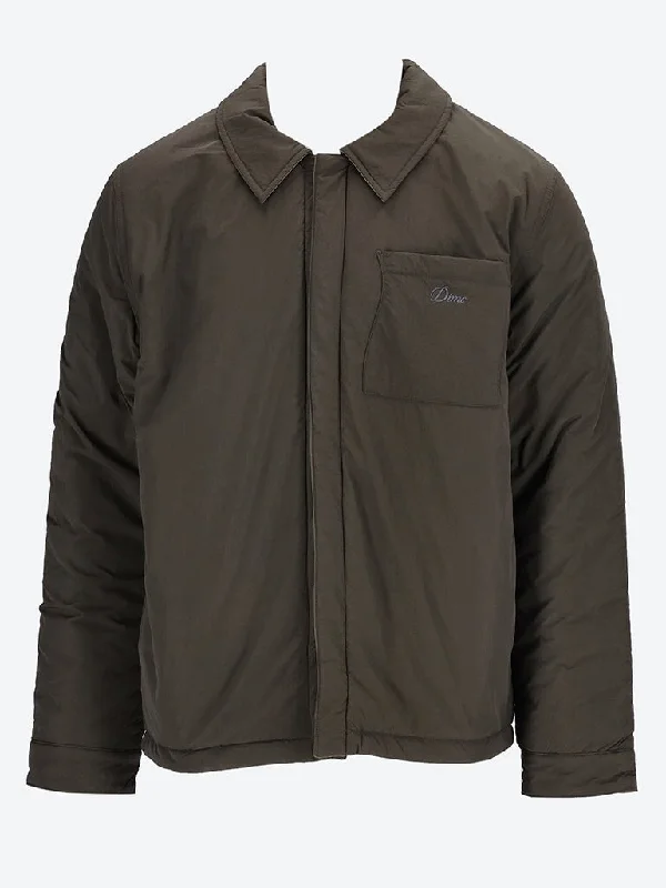 Down - filled men jackets in bright colors for winter fashion Reversible insulated jacket