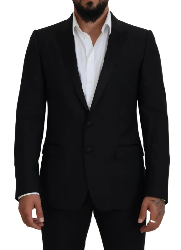 Men Blazers for Fishing in Quick - Dry and Stain - Resistant Fabrics​ Dolce & Gabbana Elegant Martini  Formal Men's Blazer