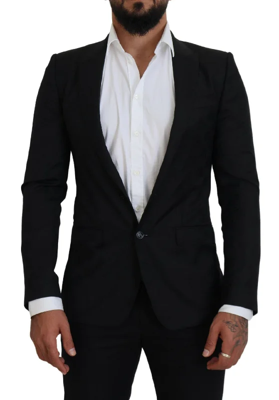 Cotton Men Blazers for Casual Office Wear​ Dolce & Gabbana Elegant Martini Style  Formal Men's Blazer