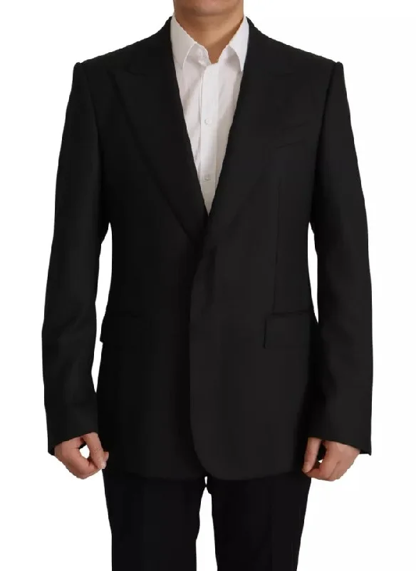 Men Blazers for Opera in Sophisticated and Refined Styles​ Dolce & Gabbana  Polyester Single Breasted Men's BlazerJacket