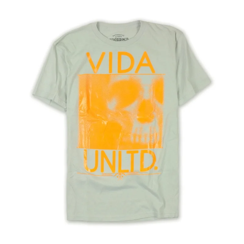Men's smart - casual checkered t - shirts for semi - formal occasions Ecko Unltd. Mens Neon Vida Skull Vinyl Graphic T-Shirt
