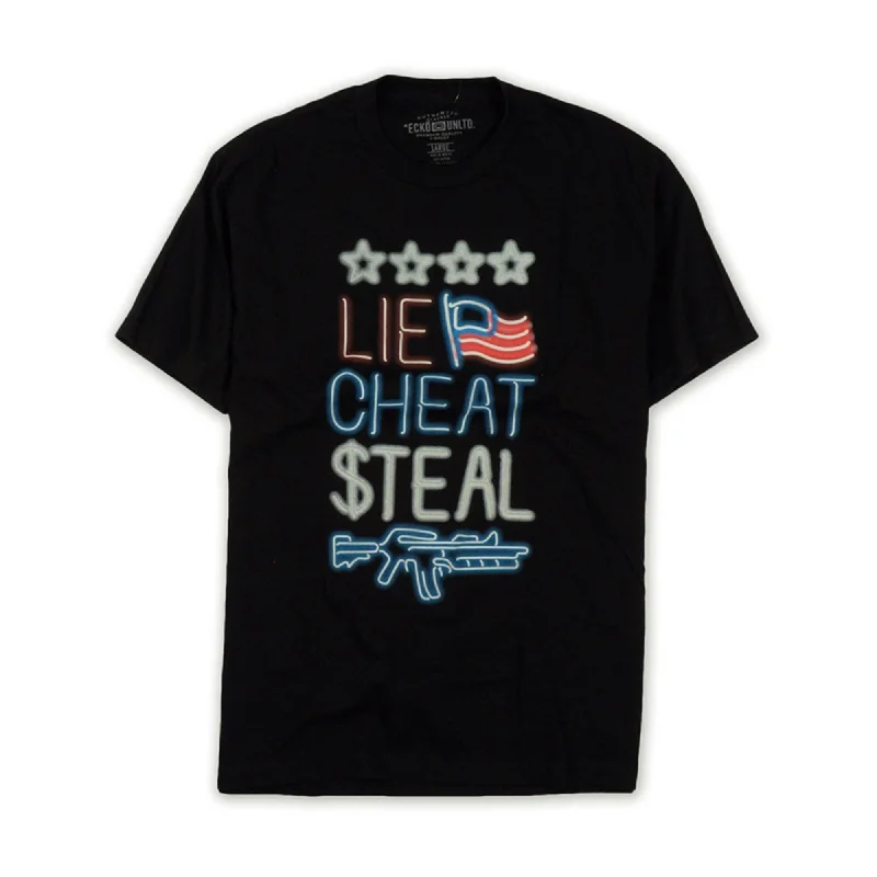 Men's v - neck muscle t - shirts for a body - building aesthetic Ecko Unltd. Mens Scheme Gleam Graphic T-Shirt