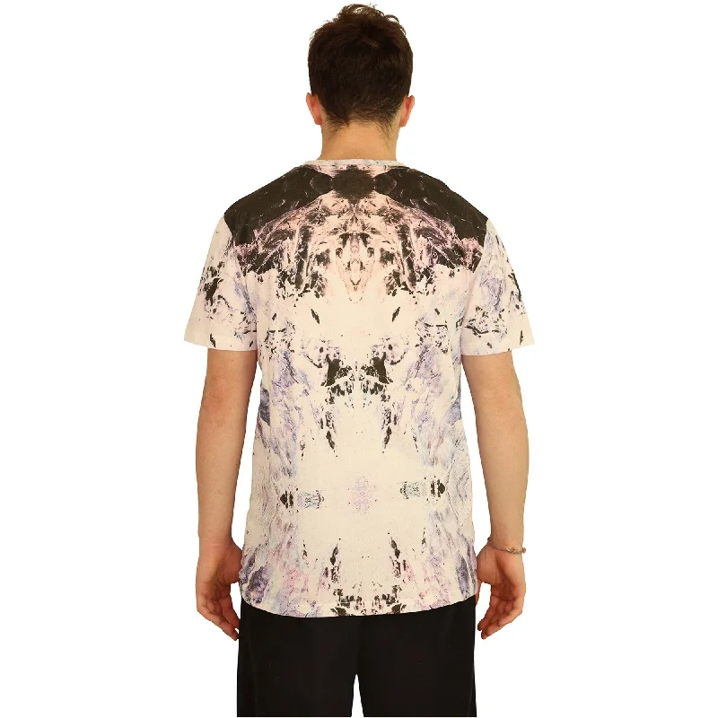 Men's slim - fit graphic t - shirts with vintage rock band prints Elevenparis Mens Heavy In The Game Graphic T-Shirt