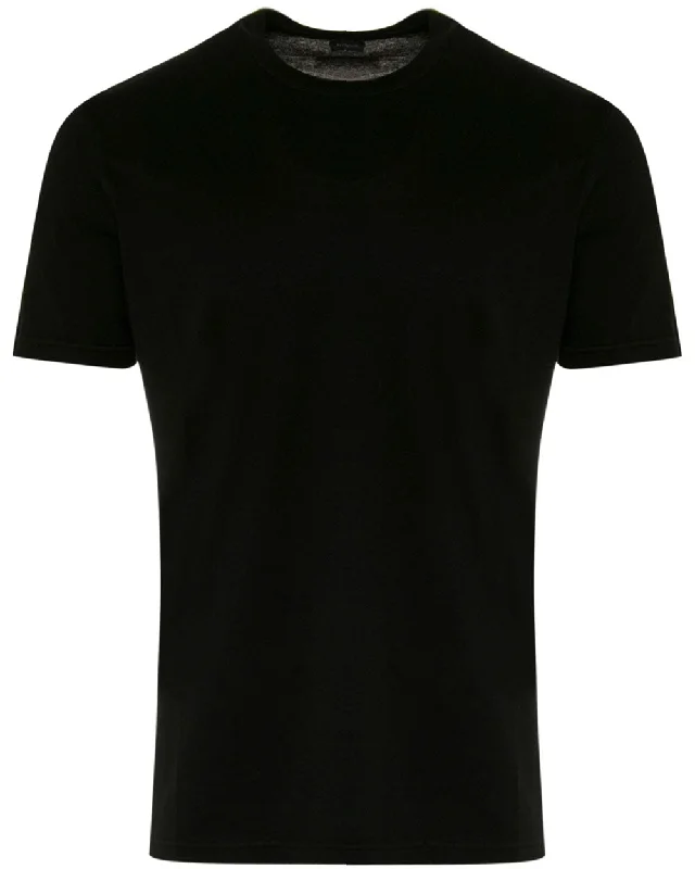 Men's tie - dye t - shirts with a bohemian style Black Short Sleeve T-Shirt