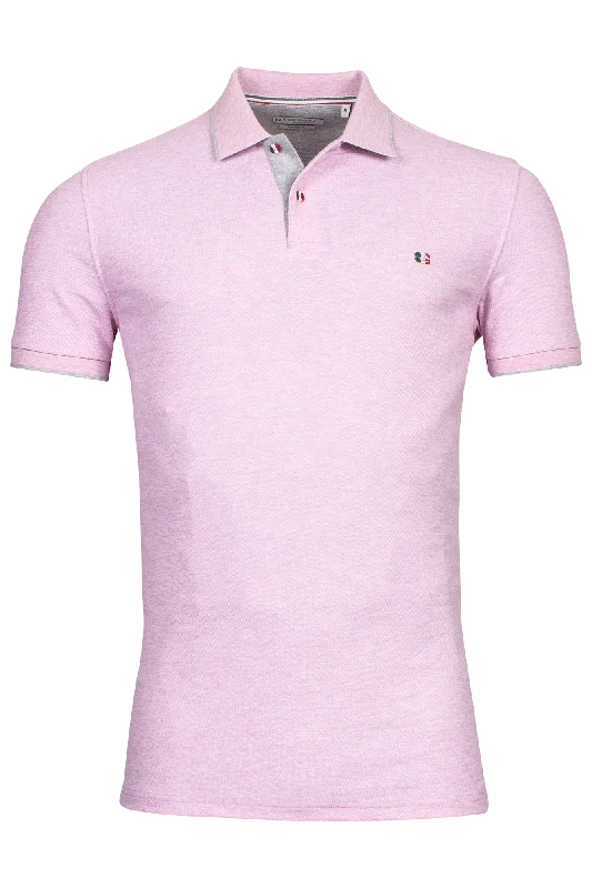 Men's plus size golf polo shirts in moisture wicking fabric Giordano Nico Tipped Polo